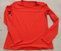 15 x Medium Nike long sleeve Dri Fit tops in red (15).