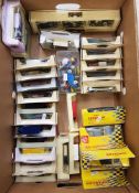 A collection of boxed vehicles: Lledo, Maisto etc (1 tray).