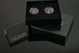 Quality set of Joan Rivers designer jewellery: comprising Pair of daisy gem set earrings, QVC