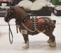 Beswick Burnham Beauty in working harness: