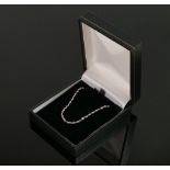 Sterling silver necklace, QVC brand new and boxed.size K, 4g.