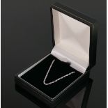 Sterling silver necklace, QVC brand new and boxed.size K, 3.6g