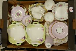 A collection of Royal Albert & similar Floral decorated tea & dinner ware: