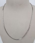 Silver 25? necklace, 15.74g:
