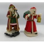 Robert Harrop Limited Edition Doggie People Figures: Old English Sheepdog Night Before Christmas &