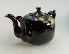 Victorian 5 Pint Large Twin Spouted Teapot: damage to both spouts, height 20cm
