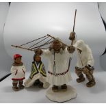C. Alan Johnson Alaska Figure Collection figures to include: Danny, Lisa, Seal Hunter & Helen(4)