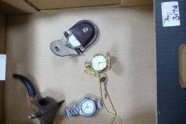 A mixed collection of items to include: Gents Lorus Wristwatch, Sekonda Gold Plated Pocket watch,
