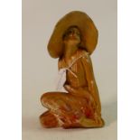 Wade cellulose painted Lady Figure: height 19cm