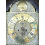 18th or 19th century brass faced Longcase clock: With brass arched dial, Thomas Brewer Darlestone,