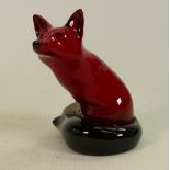 Royal Doulton flambe Fox 11cm high: