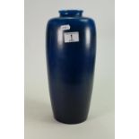 Large Royal Lancastrian blue mottled vase: Standing 33 cm high in good overall condition. Indistinct