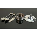 A collection of hallmarked silver items, 51g: