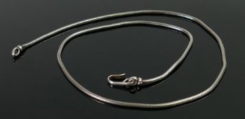 Silver necklace, 20 inch, 15.6g: