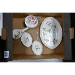 A collection of Wedgwood Wild Strawberry patterned items: together with Clementine patterned