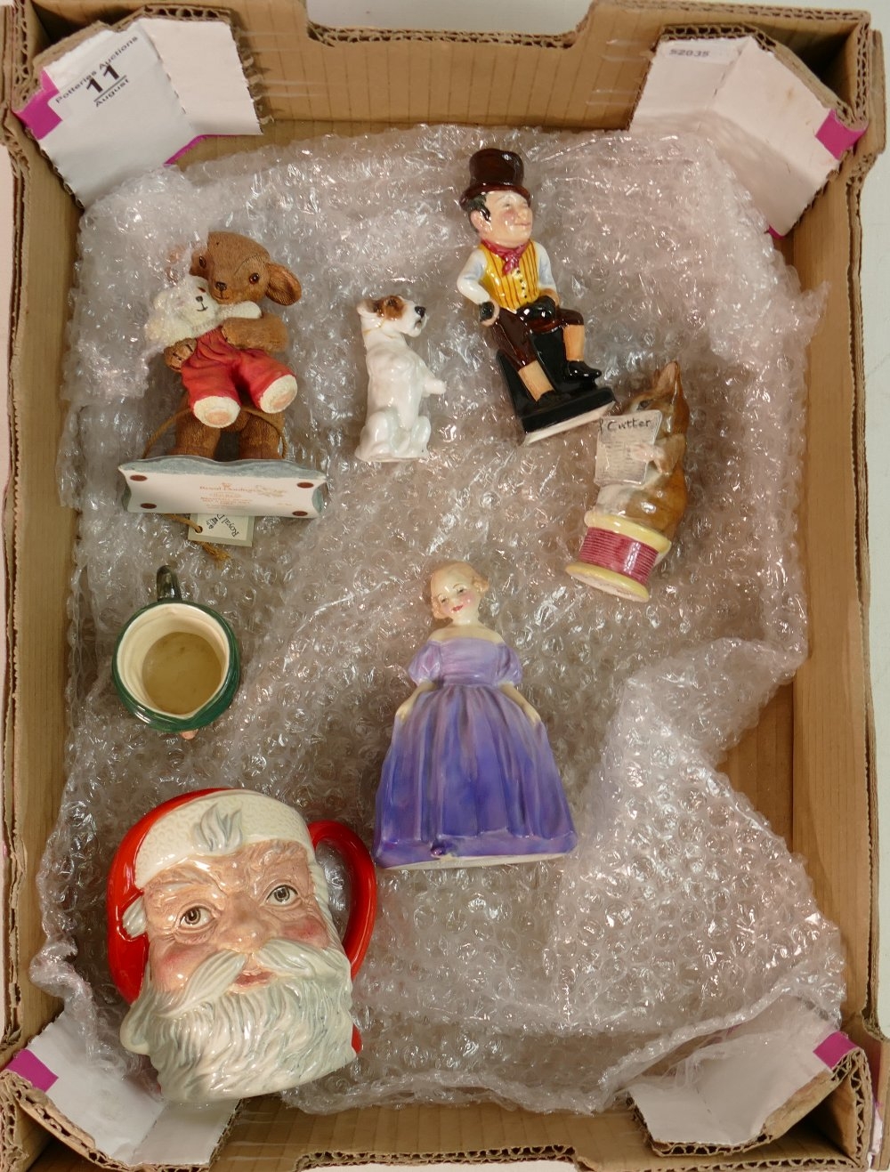 Royal Doulton Collection: Including Santa Claus toby D6705, Marie 1370, Mr Pickwick small toby,