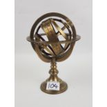 Brass Astrolabe on Stand: