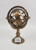 Brass Astrolabe on Stand: