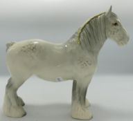 Beswick Grey 818 Shire Horse: boxed