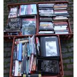 A large collection of books with a military/war theme: 3 trays.