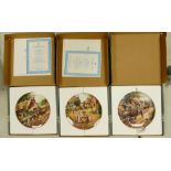 Three Boxed Wedgwood Limited Edition Plates(3)