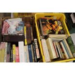 A collection of books: themes include health, religion, photography etc (2 trays).