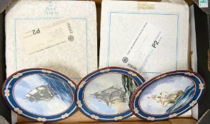 Six Royal Doulton limited edition Great Sailing Ships of Discovery: two items boxed
