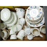 A large Collection of Woods Ironstone Floral Decorated Tea ware: