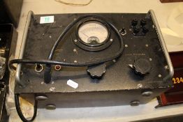 Large cased volt meter: