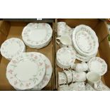 Johnson Bros Floral Decorated Tea & Dinner Ware: two trays