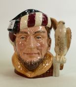 Royal Doulton Large Character Jug: The Falconer D6800, special colourway, boxed