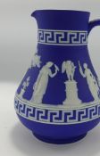 A collection of Wedgwood damaged Jasperware to include: Planters, jugs, lidded pots etc.