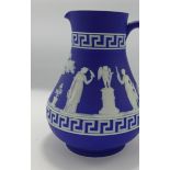 A collection of Wedgwood damaged Jasperware to include: Planters, jugs, lidded pots etc.