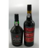 Two Bottles of Port to include: daguet de berticot & Vintage Character Oirt