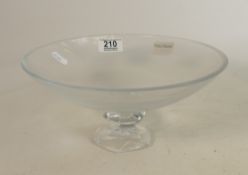 Wedgwood Vera Wang glass fruit bowl d25cm: in original box.