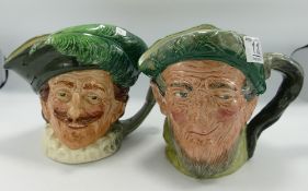 Royal Doulton Large Character Jugs:Cavalier and Auld Mac D5823. (2)