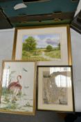 3 Framed Prints with Oriental, Landscape & Local Interest Theme(3)