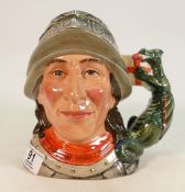 Royal Doulton Large Character Jug: St George D7129, limited edition, boxed