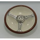 Beswick Les Leston Racing Car Theme Ash Tray: diameter 19cm