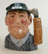 Royal Doulton Large Character Jug: Golfer D6784, special colourway, limited edition