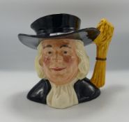 Royal Doulton Large Character Jug: Quaker D6738, limited editon