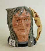 Royal Doulton Large Character Jug: The Pendle Witch D6826, limited edition