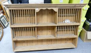 Large Reclaimed Pine Wall Cupboard: with Chicken Coup doors: length 150cm, depth 30cm & height 100cm