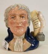 Royal Doulton Large Character Jug: Thomas Jefferson D6943, limited edition, boxed