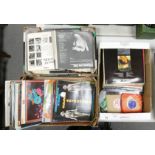 A large collection of Easy Listening Type Lp's & Singles:(3 trays)