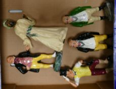 A collection of Cooper Clayton Character Figures: