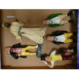 A collection of Cooper Clayton Character Figures: