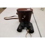 A pair of Carl Zeiss Jena Binoculars : with case