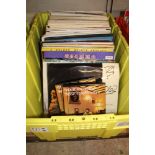 A large collection of vinyl albums including: Symphony music etc 1 box.