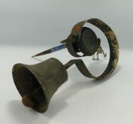 Brass Wall Mounted Butlers Bell: